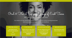 Desktop Screenshot of eastexoralfacial.com